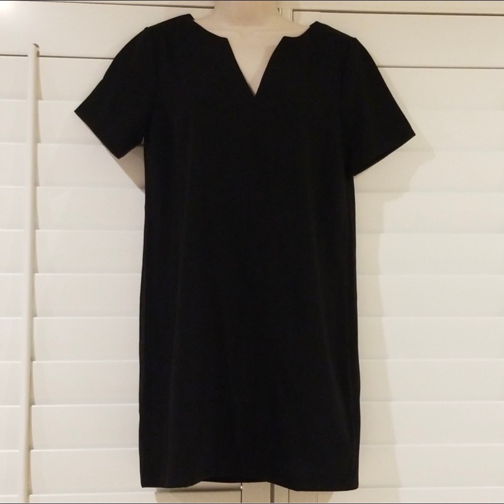 Lumiere black shift dress